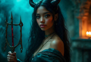 Hot Sexy Female Demons – AI Dark Art