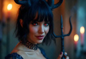 Hot Sexy Female Demons – AI Dark Art