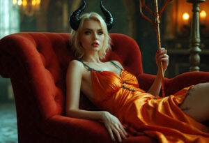 Hot Sexy Female Demons – AI Dark Art