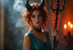 Hot Sexy Female Demons – AI Dark Art