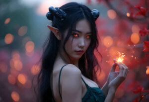 Hot Sexy Female Demons – AI Dark Art