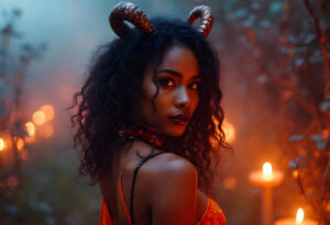 Hot Sexy Female Demons – AI Dark Art