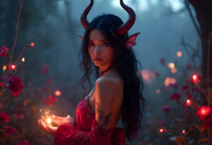 Hot Sexy Female Demons – AI Dark Art