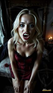 Vampire Princess – AI Dark Gothic Fairytale Art