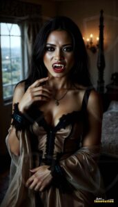 Vampire Princess – AI Dark Gothic Fairytale Art