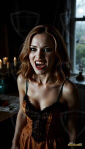 Vampire Princess – AI Dark Gothic Fairytale Art