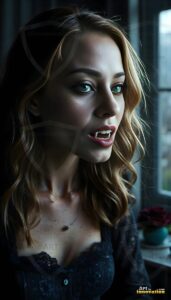 Vampire Princess – AI Dark Gothic Fairytale Art