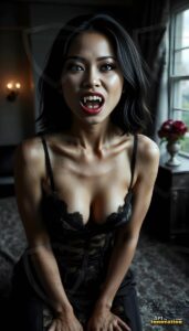 Vampire Princess – AI Dark Gothic Fairytale Art