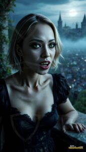 Vampire Princess – AI Dark Gothic Fairytale Art