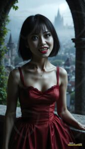 Vampire Princess – AI Dark Gothic Fairytale Art