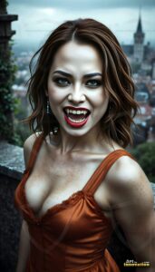 Vampire Princess – AI Dark Gothic Fairytale Art