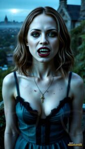 Vampire Princess – AI Dark Gothic Fairytale Art