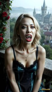 Vampire Princess – AI Dark Gothic Fairytale Art