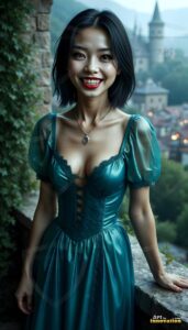 Vampire Princess – AI Dark Gothic Fairytale Art