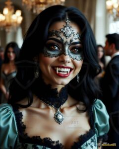 Vampire Princess – AI Dark Gothic Fairytale Art