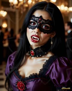 Vampire Princess – AI Dark Gothic Fairytale Art