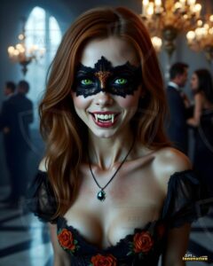 Vampire Princess – AI Dark Gothic Fairytale Art