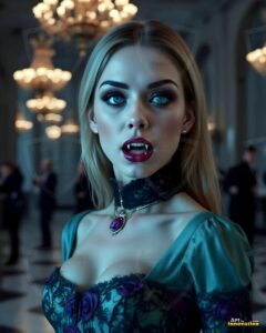 Vampire Princess – AI Dark Gothic Fairytale Art