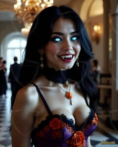 Vampire Princess – AI Dark Gothic Fairytale Art