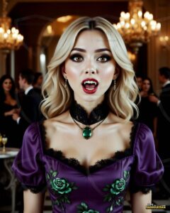 Vampire Princess – AI Dark Gothic Fairytale Art