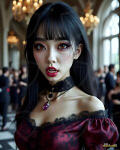 Vampire Princess – AI Dark Gothic Fairytale Art