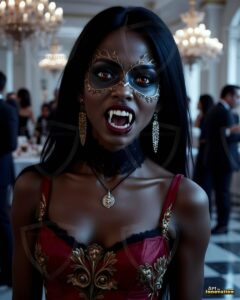 Vampire Princess – AI Dark Gothic Fairytale Art