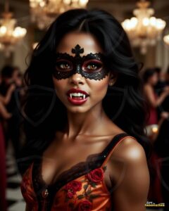 Vampire Princess – AI Dark Gothic Fairytale Art