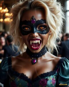 Vampire Princess – AI Dark Gothic Fairytale Art