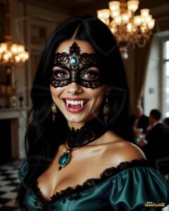 Vampire Princess – AI Dark Gothic Fairytale Art