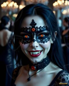 Vampire Princess – AI Dark Gothic Fairytale Art