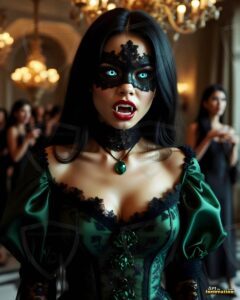 Vampire Princess – AI Dark Gothic Fairytale Art