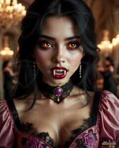 Vampire Princess – AI Dark Gothic Fairytale Art
