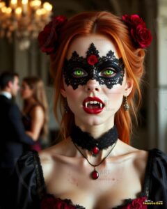 Vampire Princess – AI Dark Gothic Fairytale Art