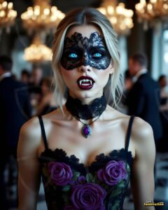 Vampire Princess – AI Dark Gothic Fairytale Art