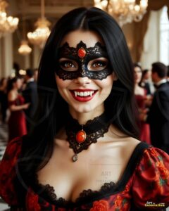 Vampire Princess – AI Dark Gothic Fairytale Art