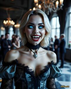 Vampire Princess – AI Dark Gothic Fairytale Art
