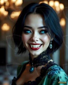 Vampire Princess – AI Dark Gothic Fairytale Art