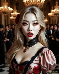 Vampire Princess – AI Dark Gothic Fairytale Art