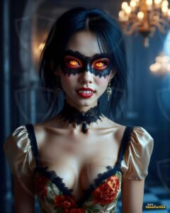 Vampire Princess – AI Dark Gothic Fairytale Art