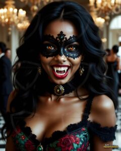 Vampire Princess – AI Dark Gothic Fairytale Art