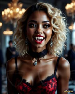 Vampire Princess – AI Dark Gothic Fairytale Art