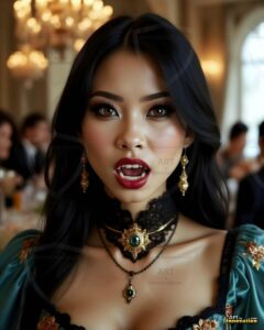 Vampire Princess – AI Dark Gothic Fairytale Art