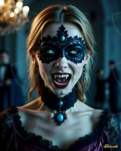Vampire Princess – AI Dark Gothic Fairytale Art