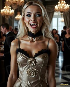 Vampire Princess – AI Dark Gothic Fairytale Art