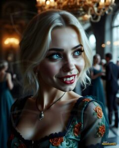 Vampire Princess – AI Dark Gothic Fairytale Art