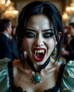 Vampire Princess – AI Dark Gothic Fairytale Art