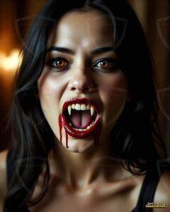 Vampire Princess – AI Dark Gothic Fairytale Art