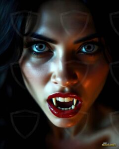 Vampire Princess – AI Dark Gothic Fairytale Art