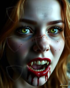 Vampire Princess – AI Dark Gothic Fairytale Art