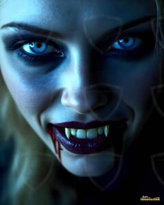 Vampire Princess – AI Dark Gothic Fairytale Art
